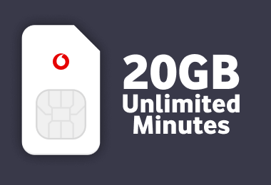 SimOnly 20GB UnlimitedMins- Deal 6
