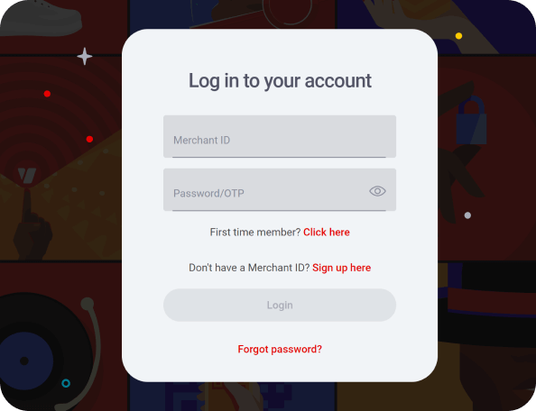 How to log in