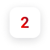 Number 2 red gradient