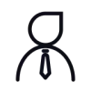 icon of person with tie
