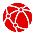 Spherical network icon