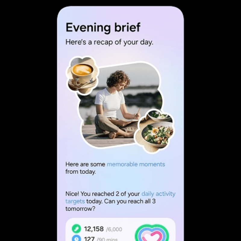 Get personalised briefings throughout the day from the all-new Now Brief