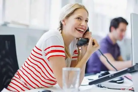 Women talking on phone