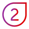 Number two icon