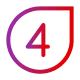 number 4 icon