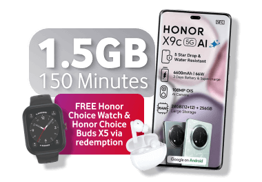 Honor X9c - Watch - BudsX5