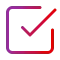 tick in square icon