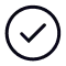 tick in circle icon