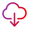 cloud download icon
