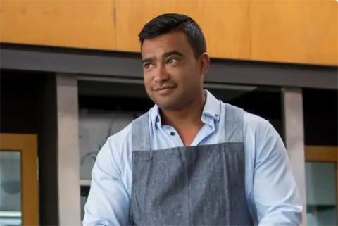 man in an apron