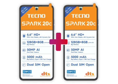 2 x Tecno Spark 20C
