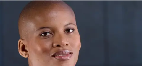 A face of a woman