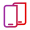 Double phone icon