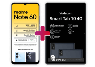 Realme Note 60 + Smart Tab 8