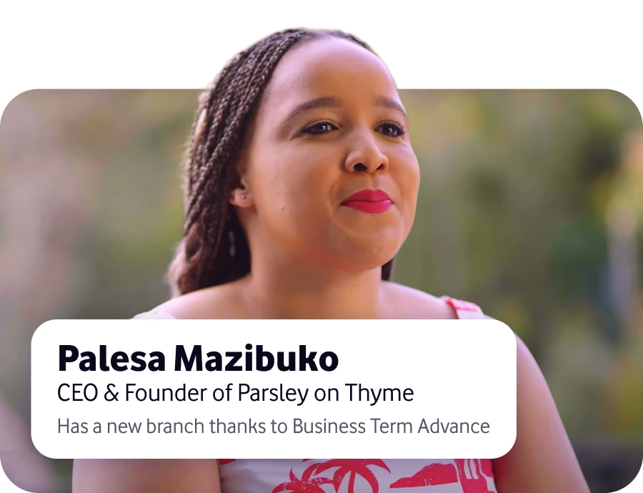 What do you need to get a Business Term Advance?