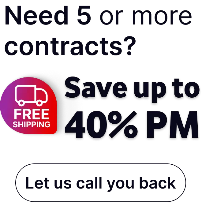 Save up to
40% PM