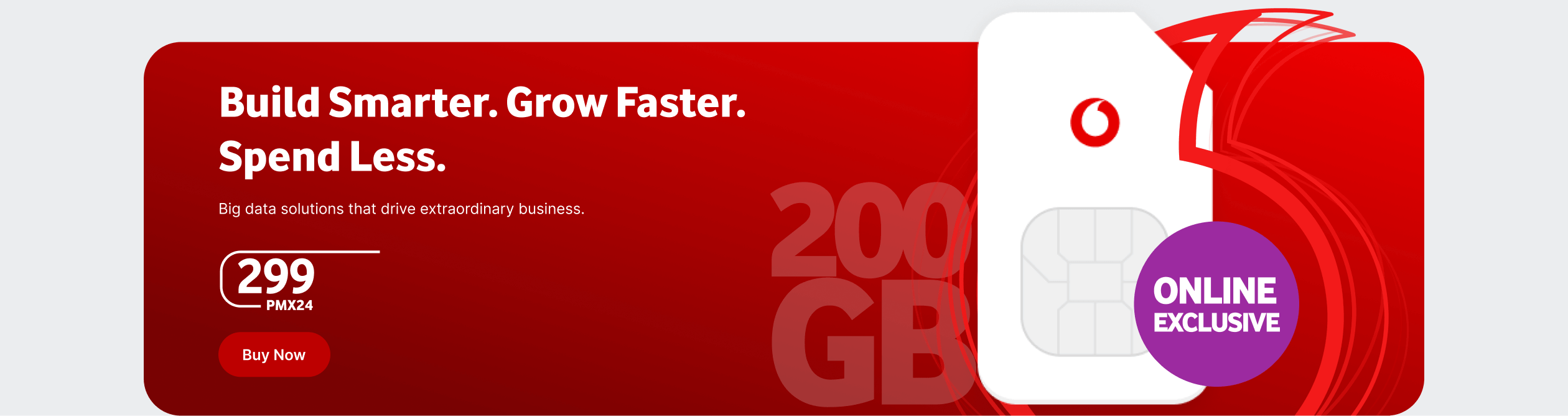 200GB SIM Only deal for R299PMx24