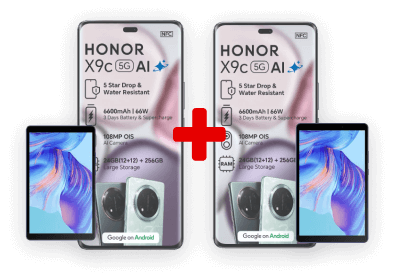 2 x Honor X9C + 2 x Honor Pad X7