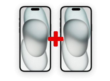 2 x Apple iPhone 15 128GB