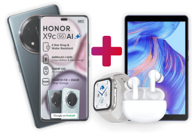 Honor X9c + Honor Pad X7 wifi + Honor Watch 2i + Honor Buds X5
