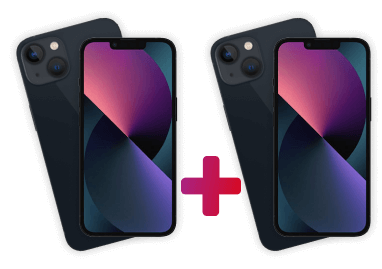 2 x Apple iPhone 13 128GB