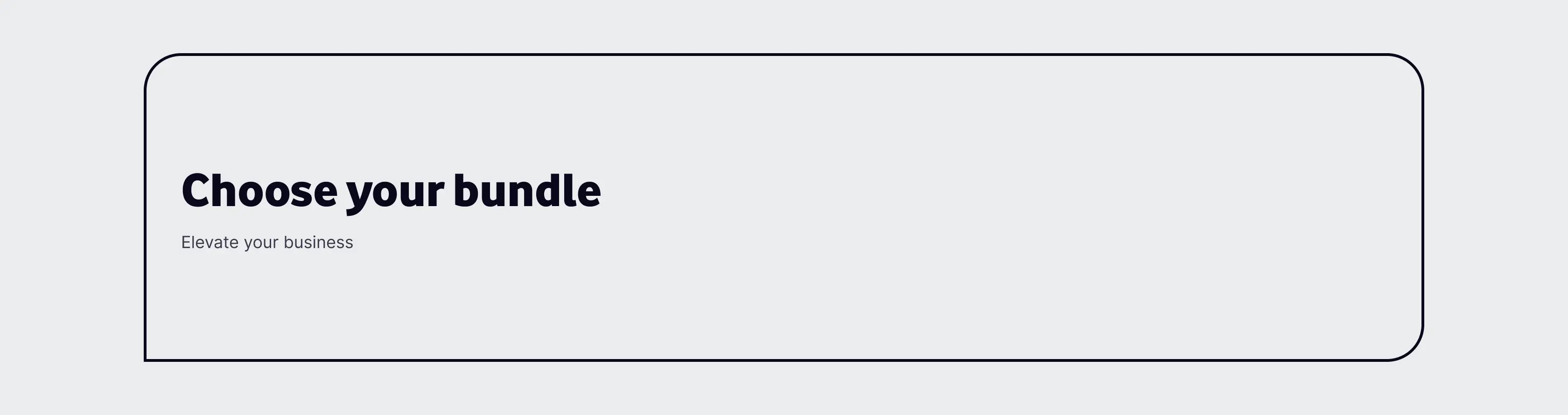 SME Bundles