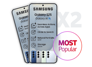 Samsung Galaxy S25 256GB + Samsung Galaxy A26 