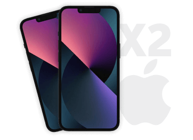 2 x Apple iPhone 13 128GB
