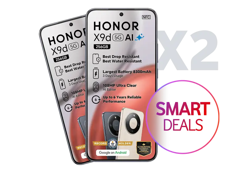 2 x Honor X9C + 2 x Honor Pad X7