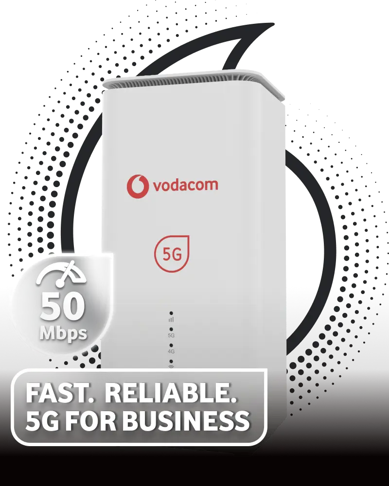 5G Vodacom Router with Business Internet 5G 30Mbps