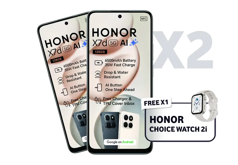 2 x Honor X7 128GB