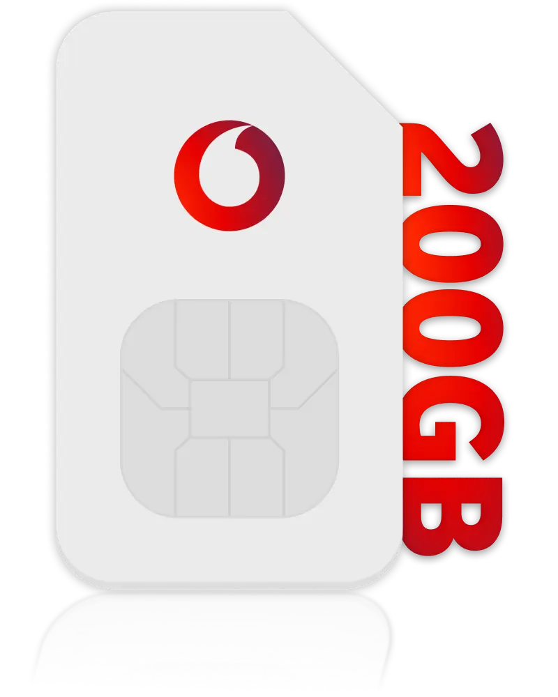 SIM Only 200GB for R299 PM x 24
