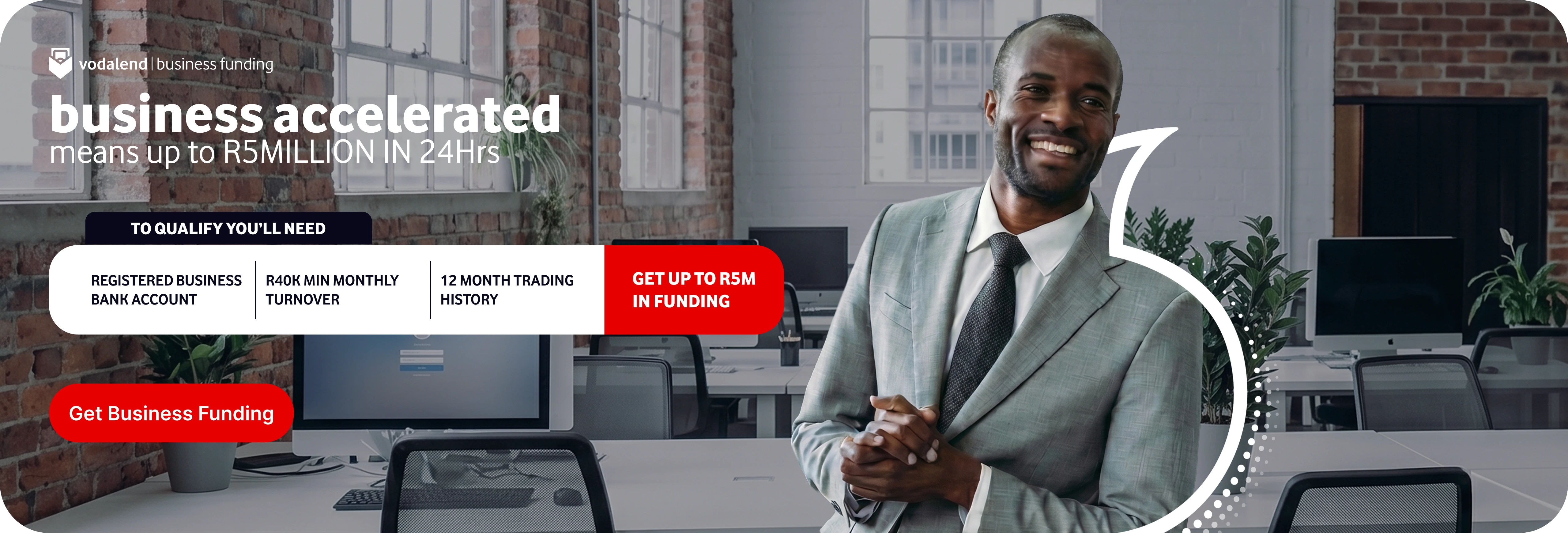 Business Accelerated means R5 million in 24 hours