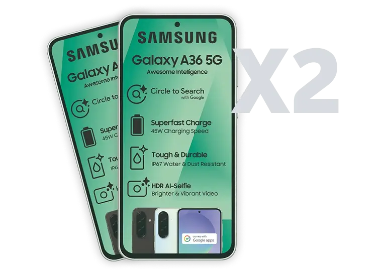 Samsung Galaxy A36 x 2