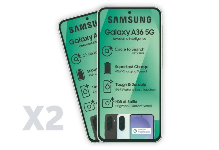 Samsung Galaxy A36 128GB x 2